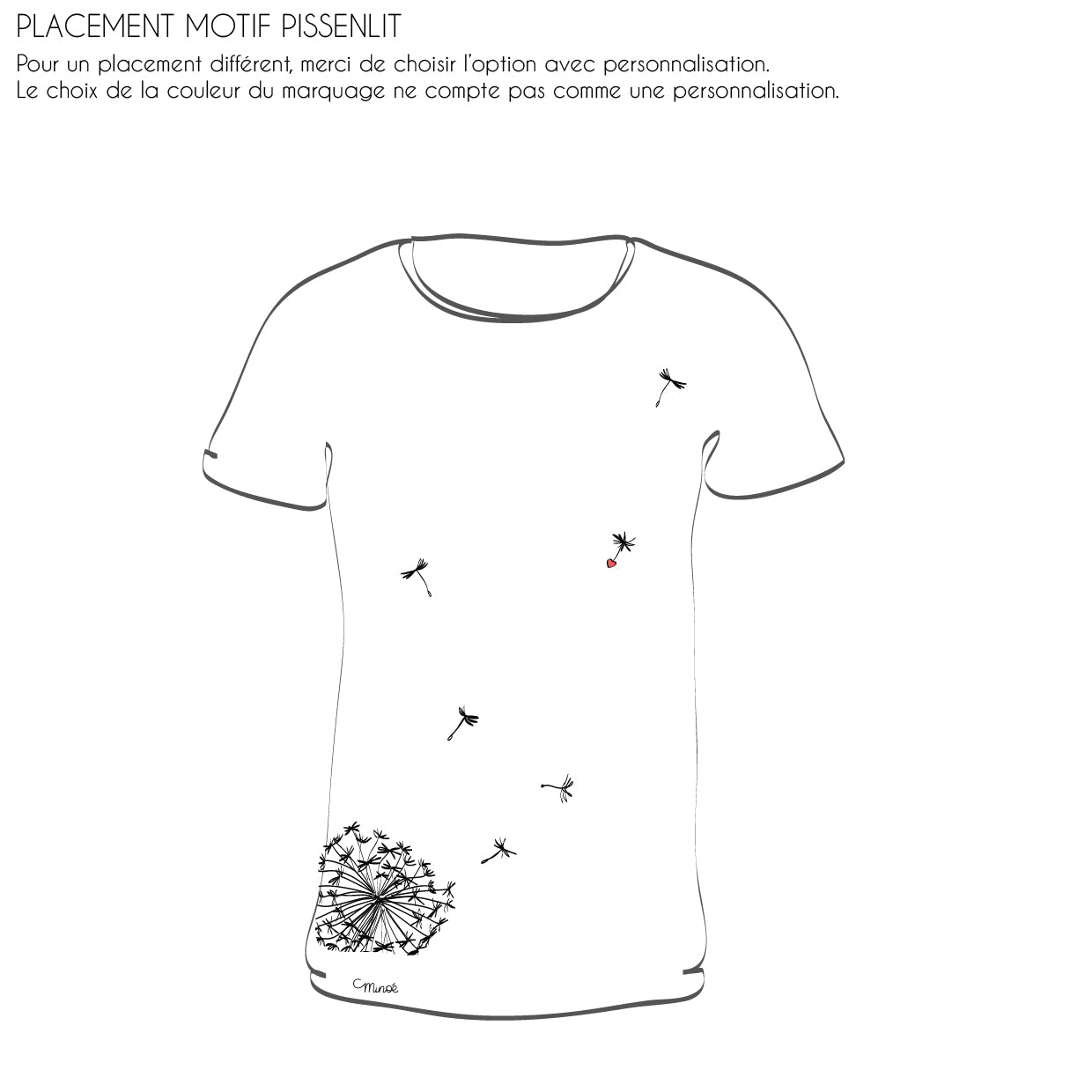 T-shirt illustré - col rond