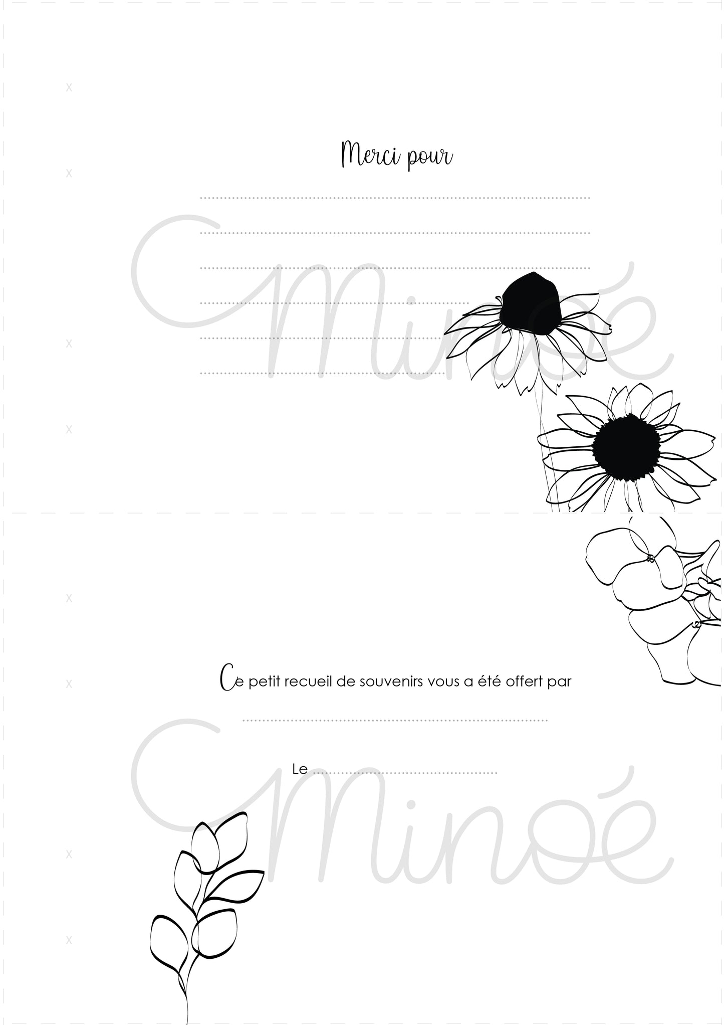 Printable - Carnet de souvenirs pour assistante maternelle