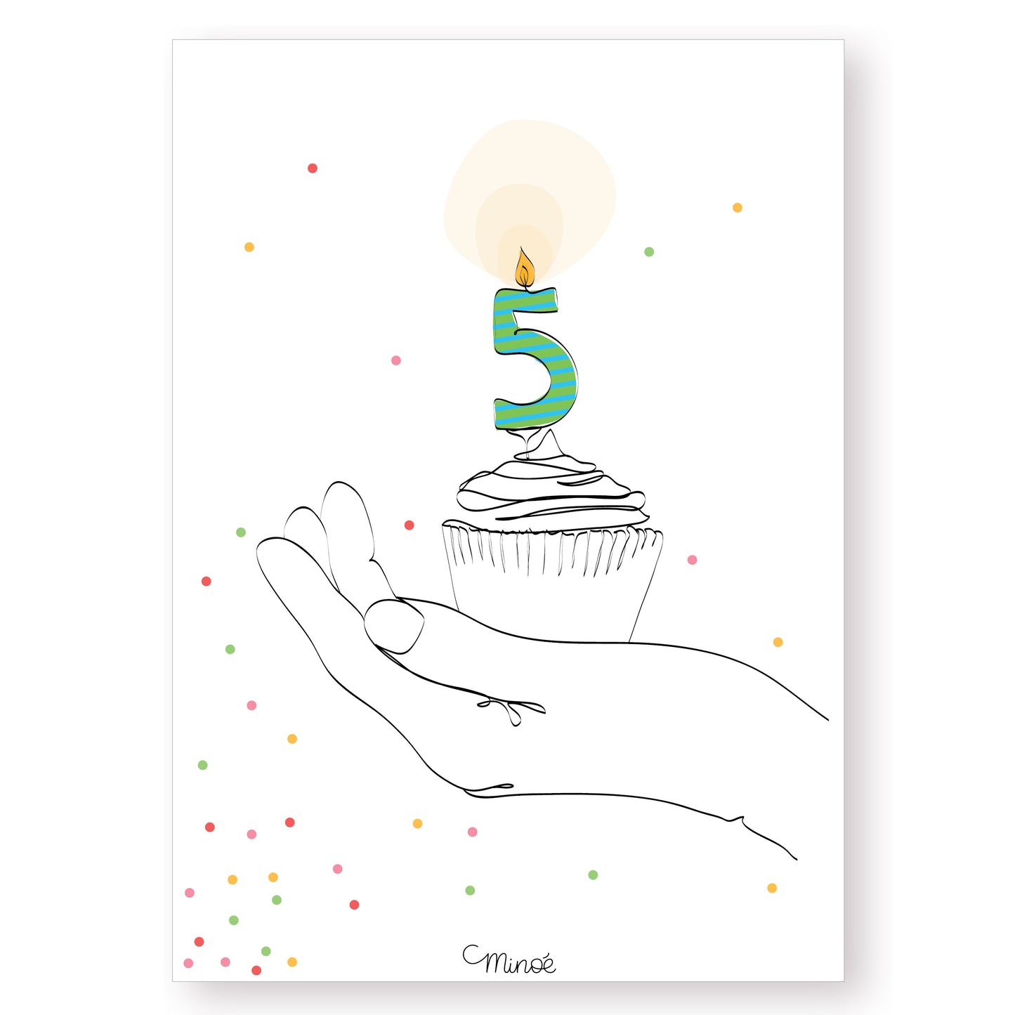 Invitation anniversaire - 2 pages - printable