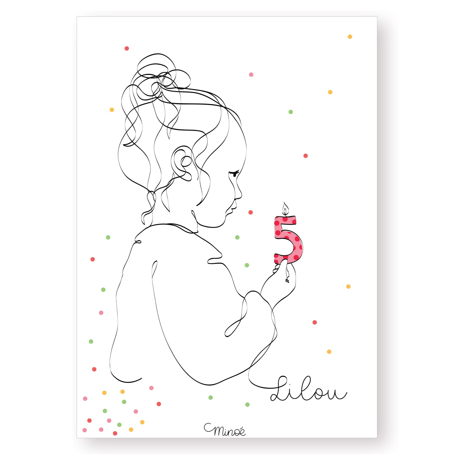 Invitation anniversaire - 2 pages - printable