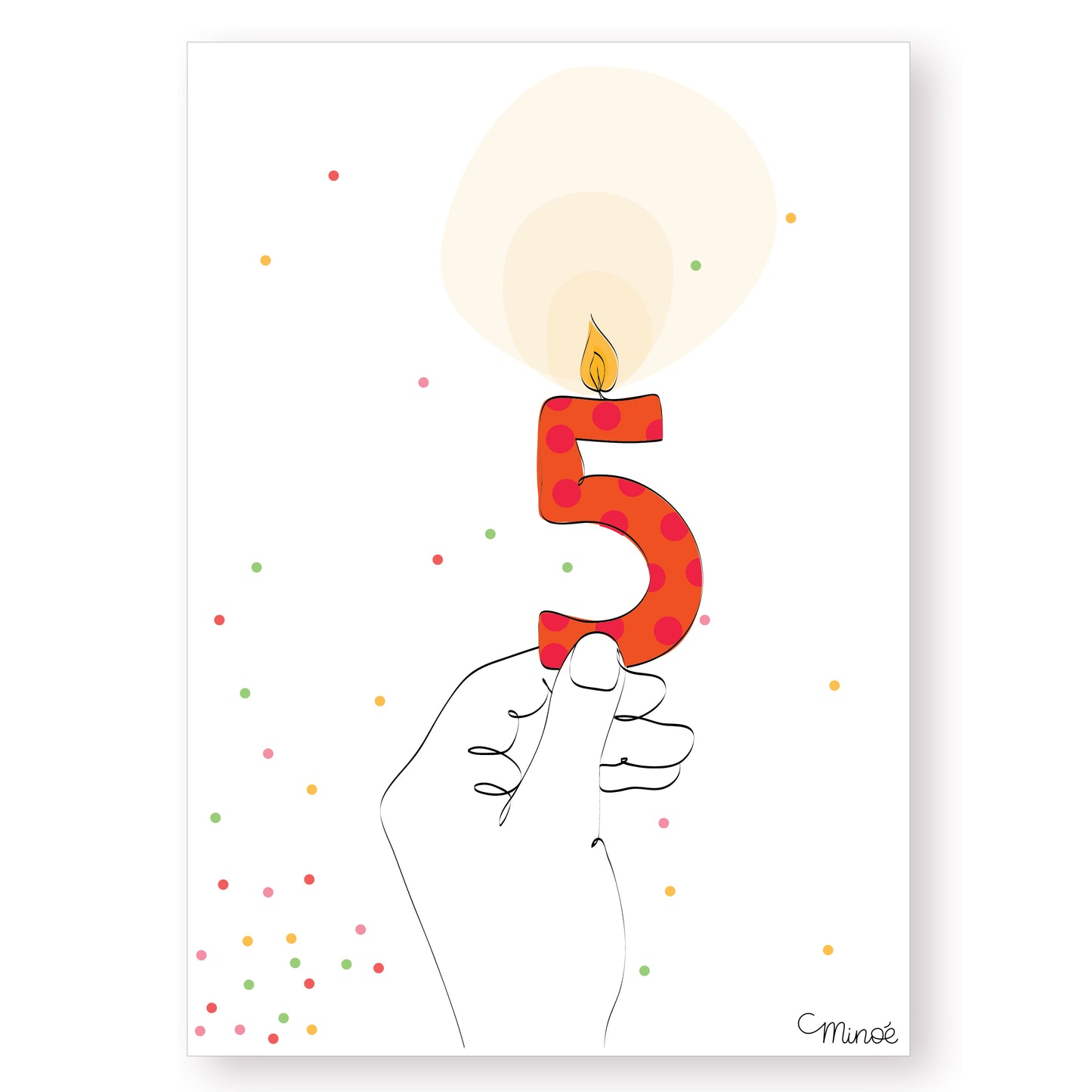 Invitation anniversaire - 2 pages - printable