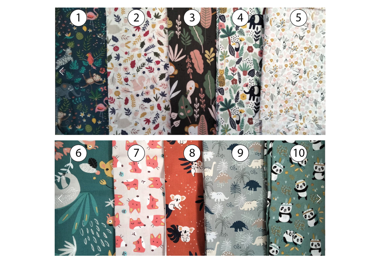 Cartes étapes de bébé et pochette en tissu personnalisée