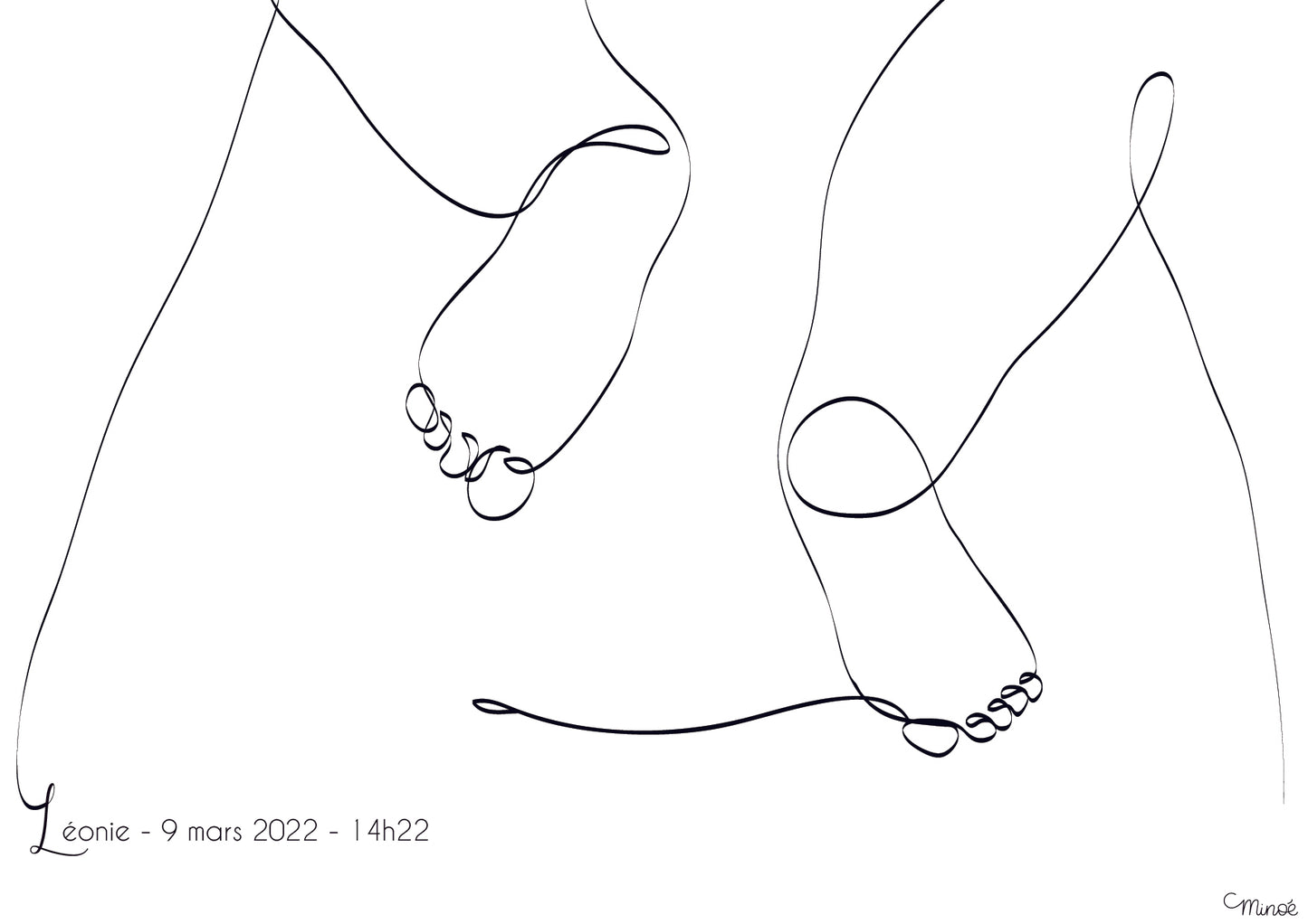 Césarienne et petits pieds
