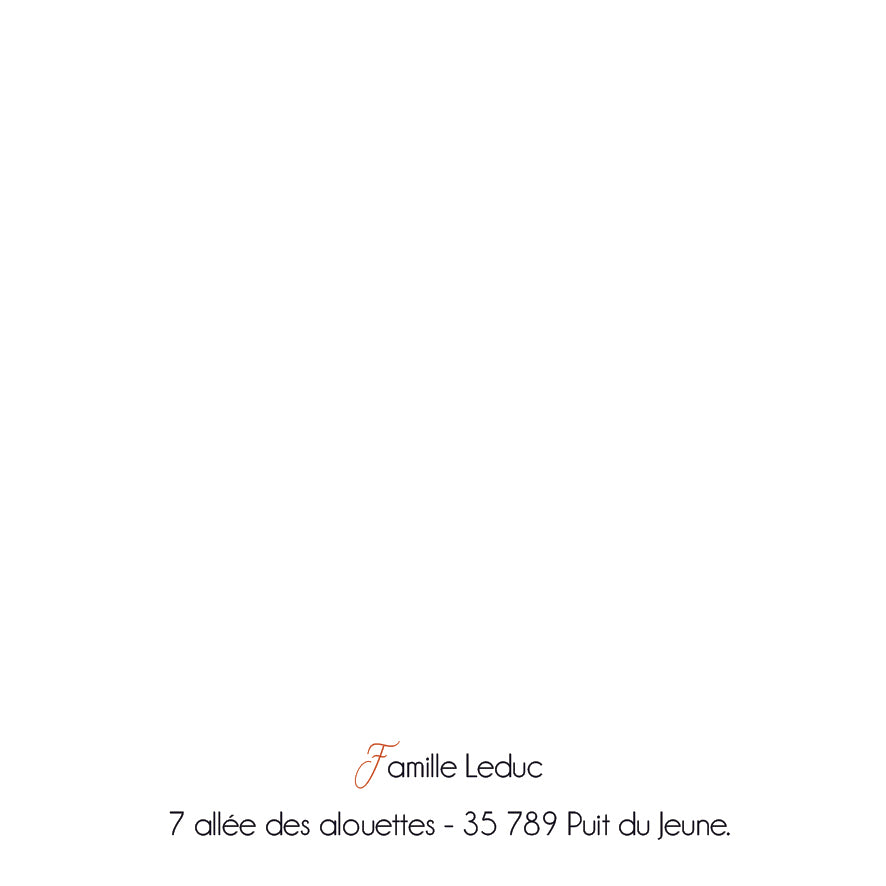 Faire-part de naissance - 4 pages avec illustration d'après photo - printable