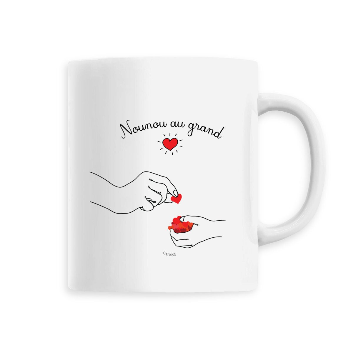 Mug céramique - Nounou au grand coeur