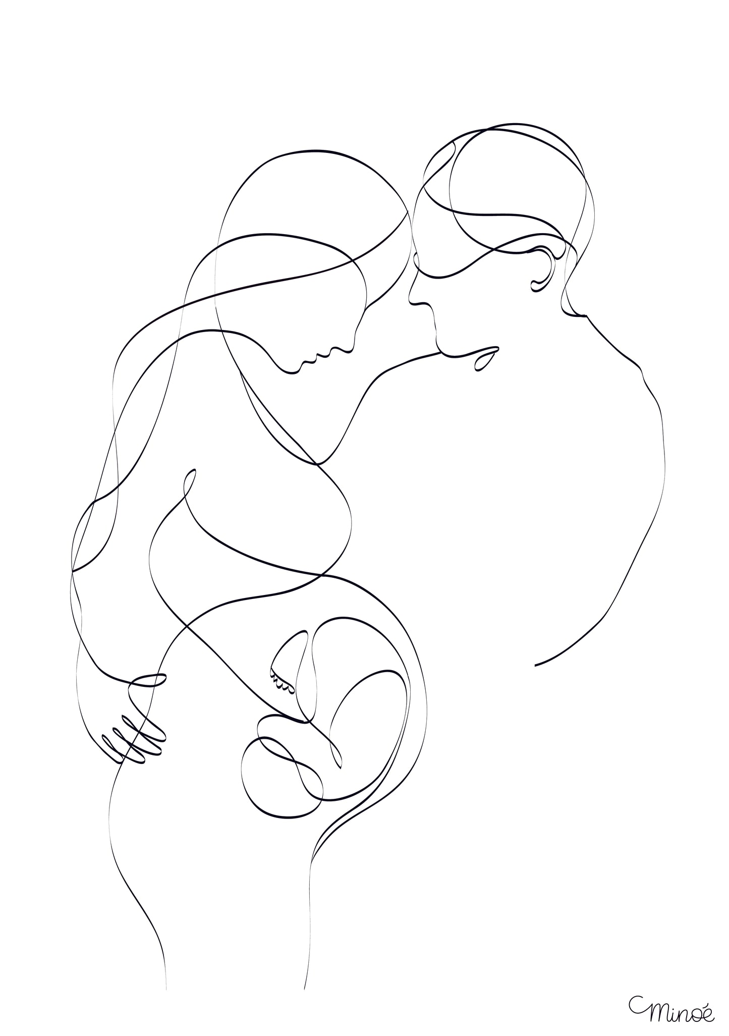 Illustration de grossesse - modèle 1