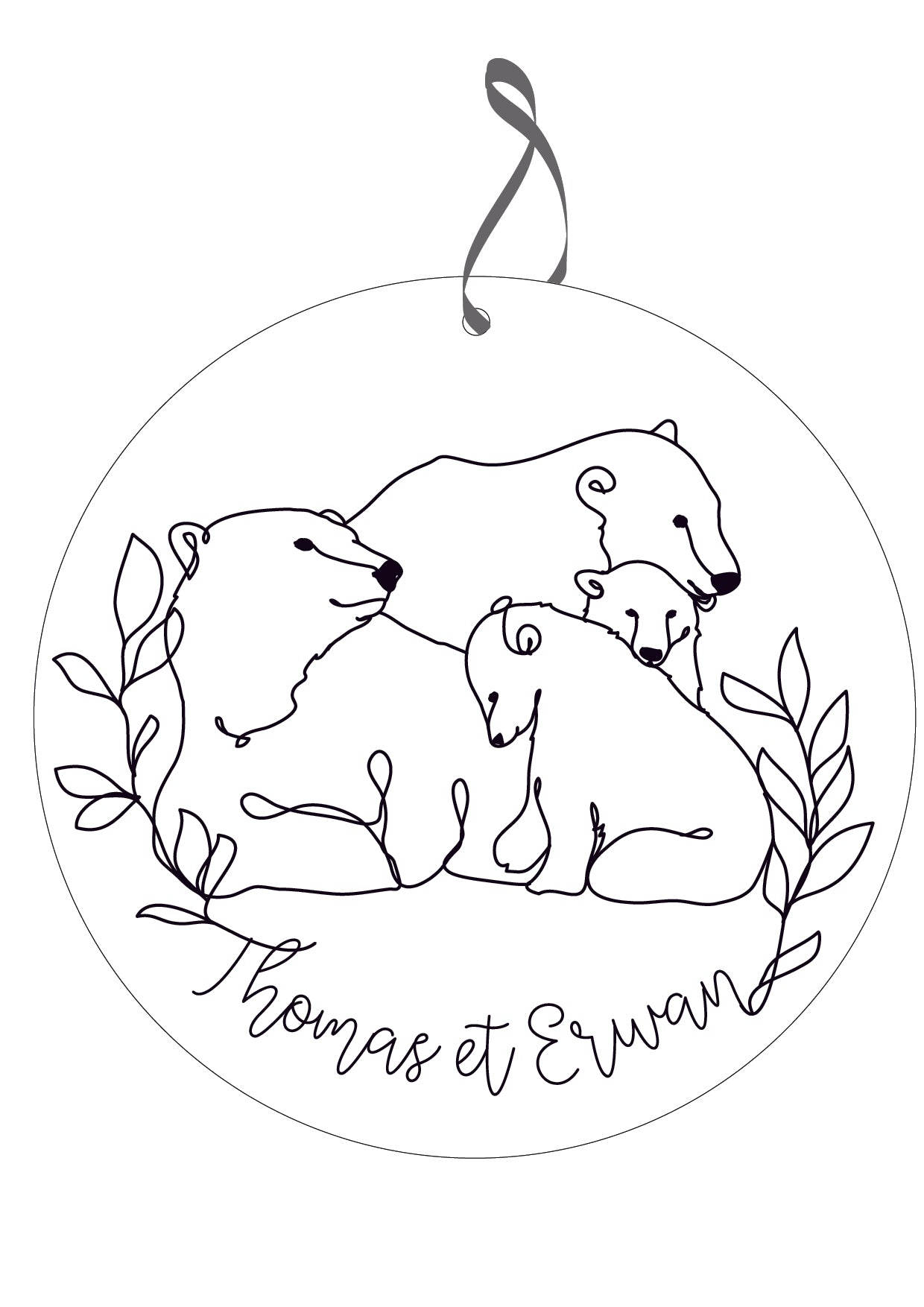 Suspensions de Noël personnalisées
