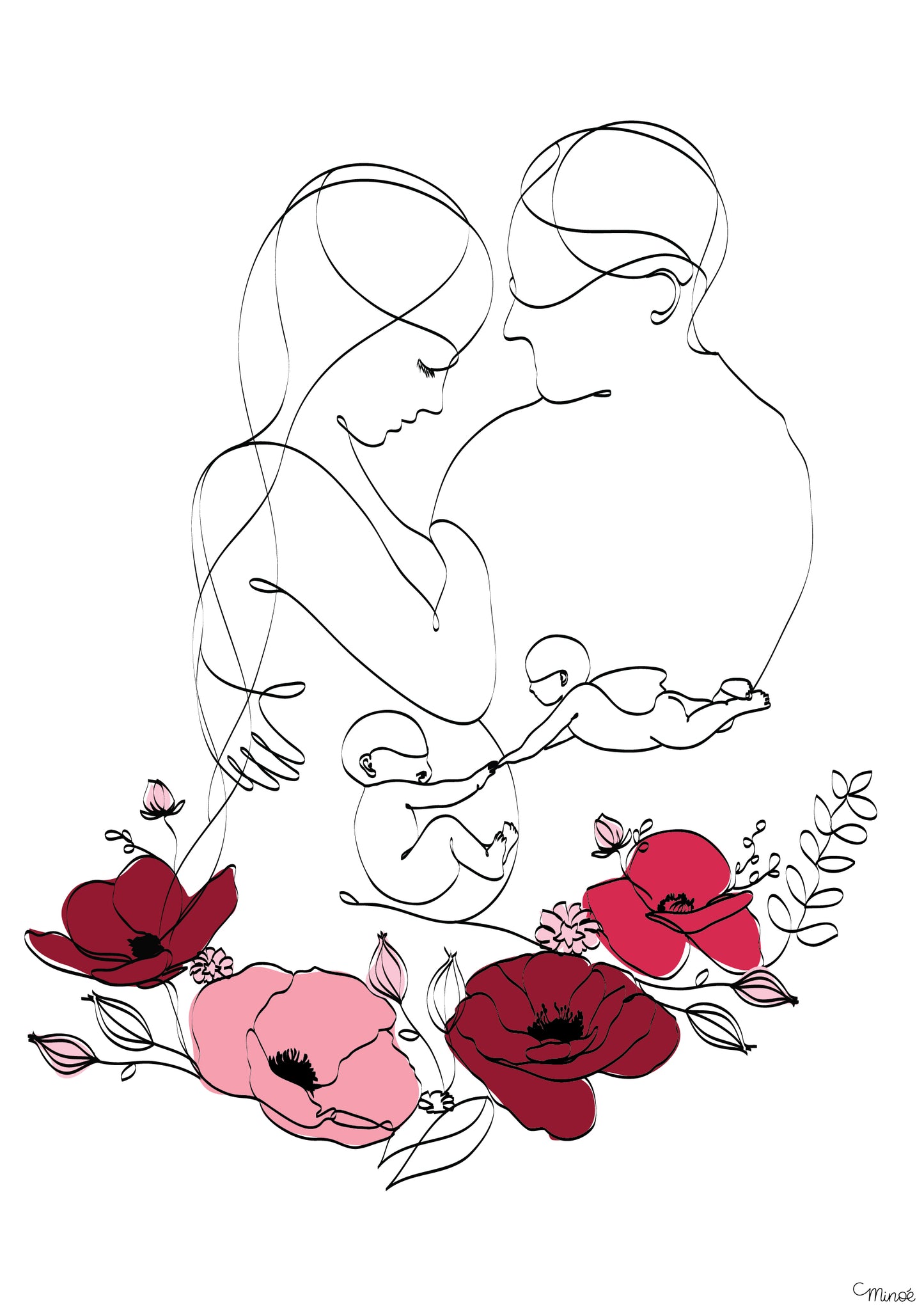 Illustration de grossesse - modèle 4