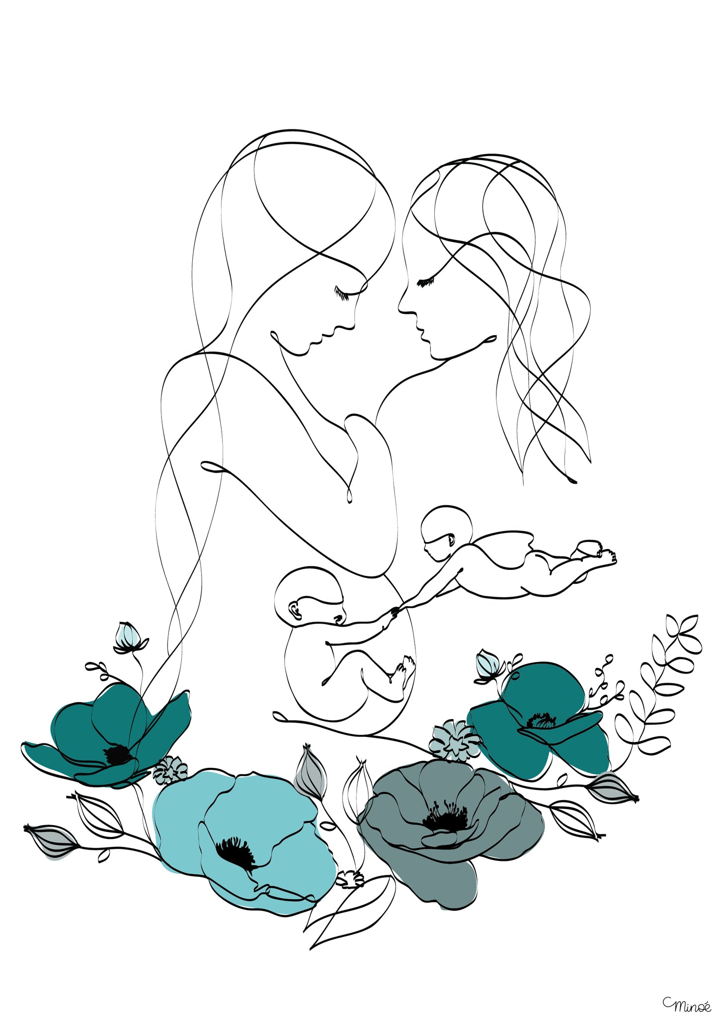 Illustration de grossesse - modèle 4