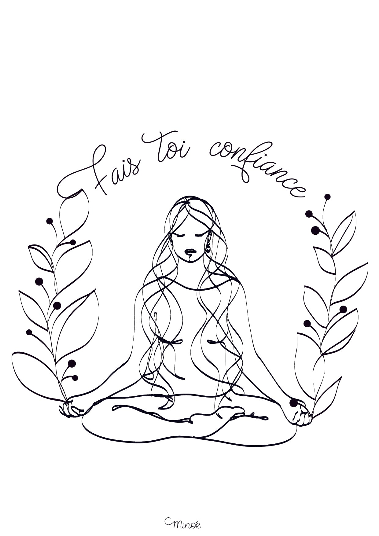 Illustrations pensées positives