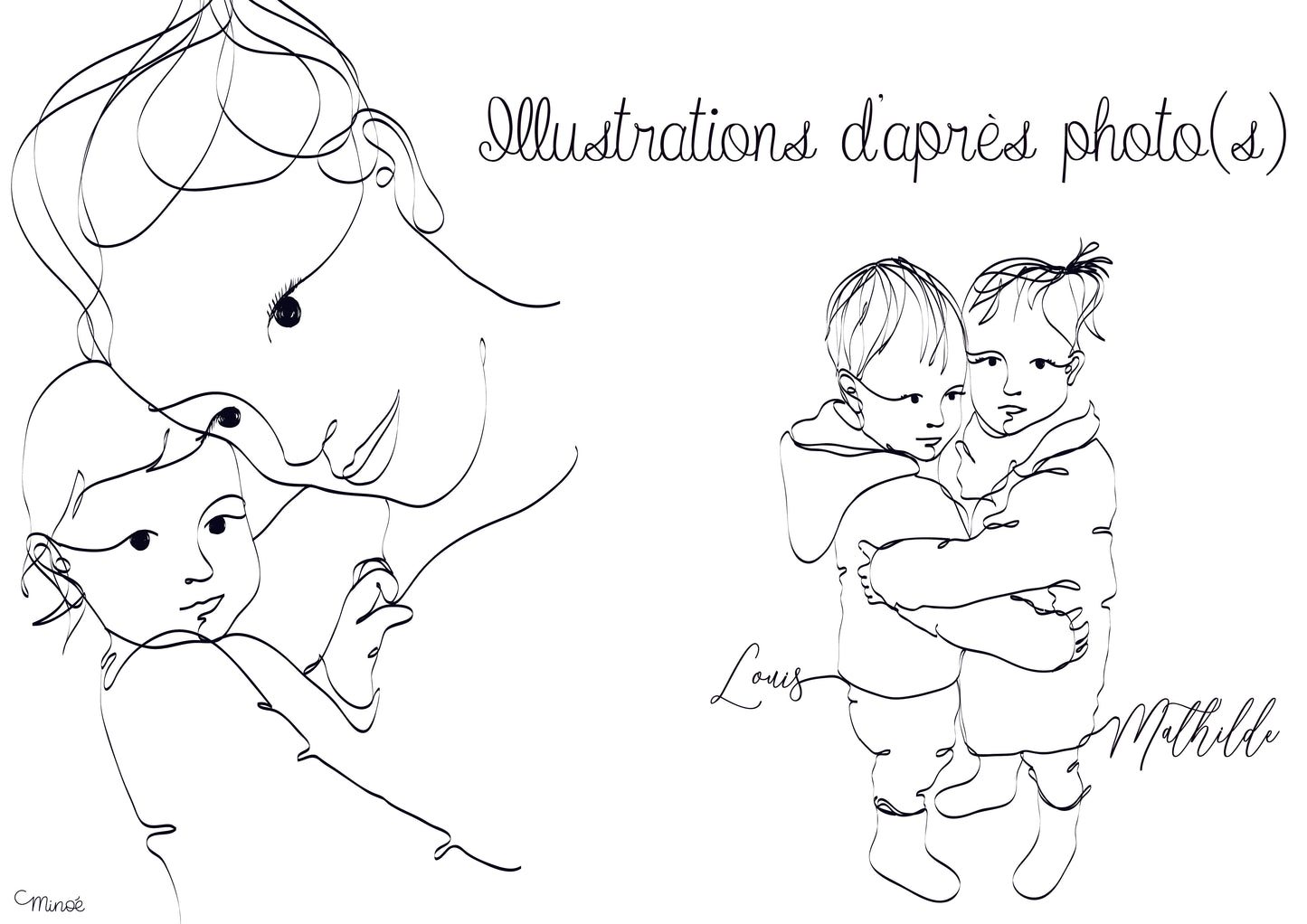 Illustration d'après photo.s - Impression au format A3