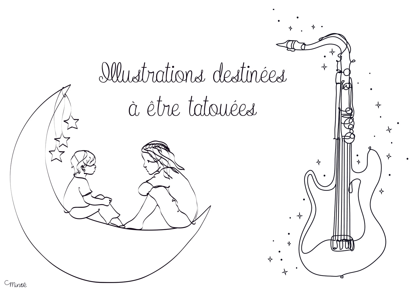 Illustration destinée à être tatouée - Projet à 35€