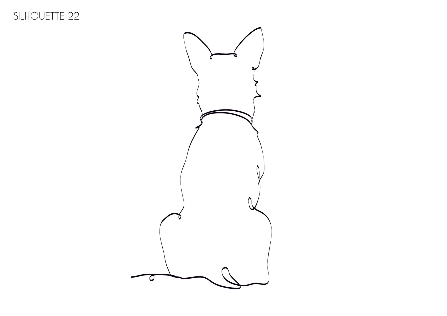 Illustration portrait de famille - famille assise de dos
