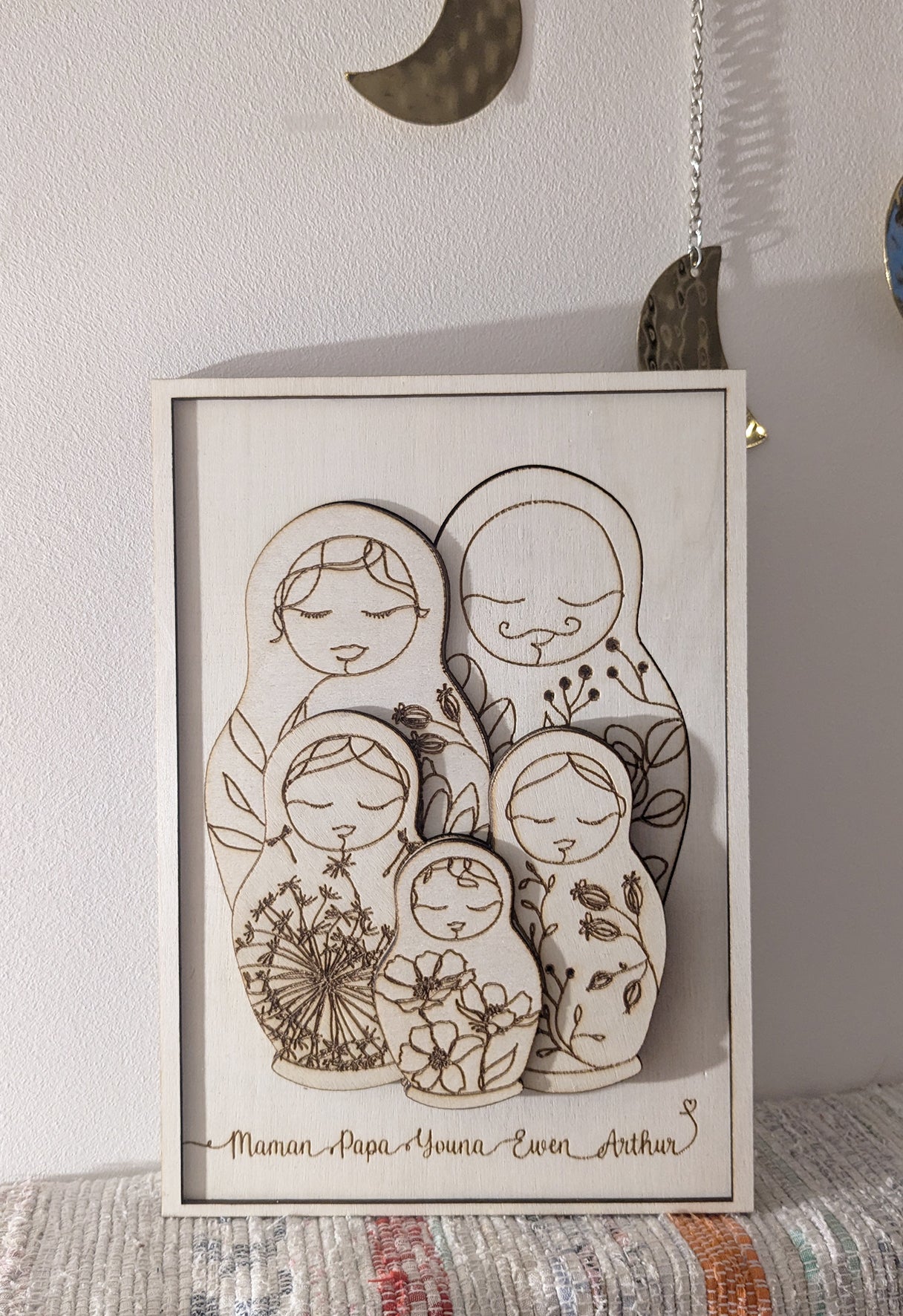 Portrait de famille façon matriochkas