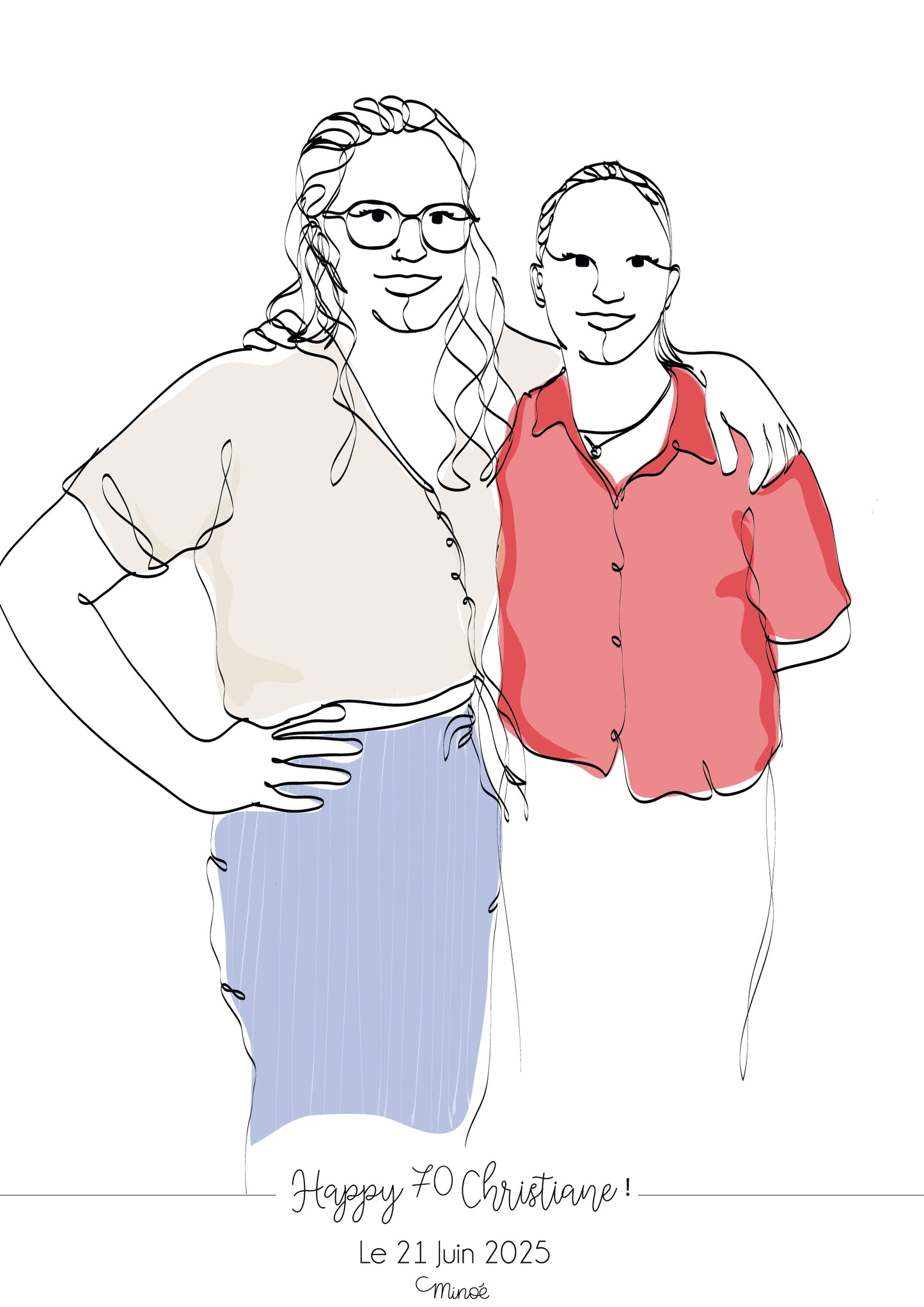 Les portraits supplémentaires du bar à portraits de Minoé