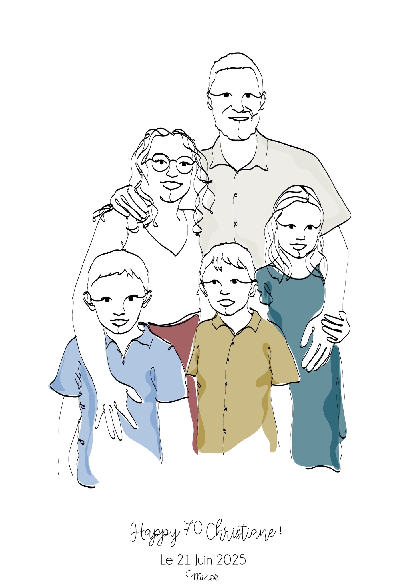 Les portraits supplémentaires du bar à portraits de Minoé