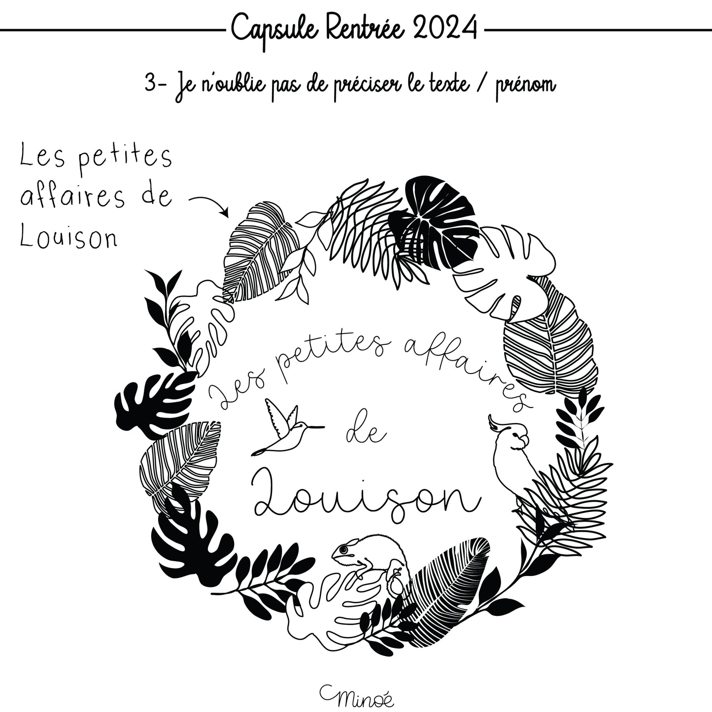 Capsule rentrée 2024 : mon sac à dos à cordons coulissants