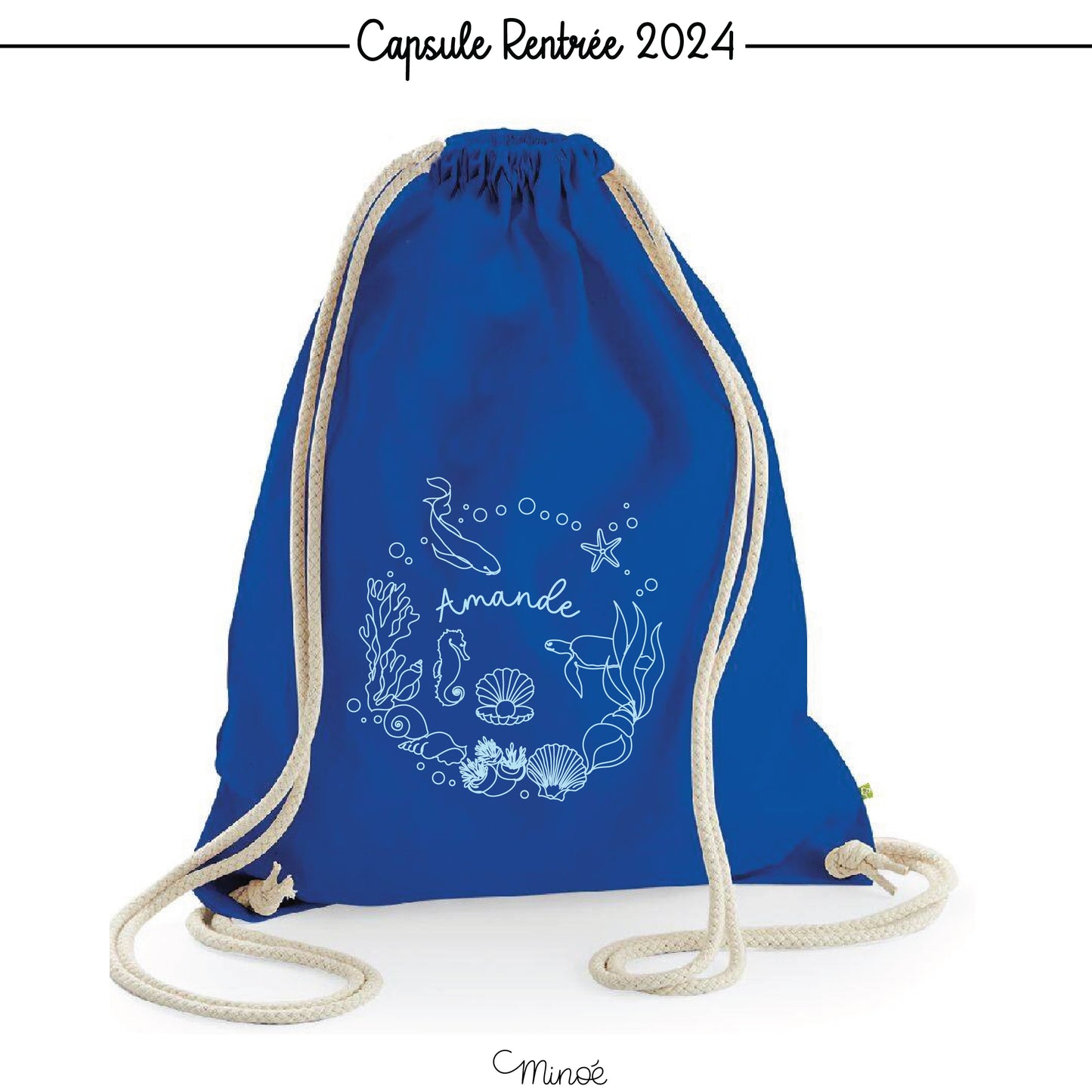 Capsule rentrée 2024 : mon sac à dos à cordons coulissants