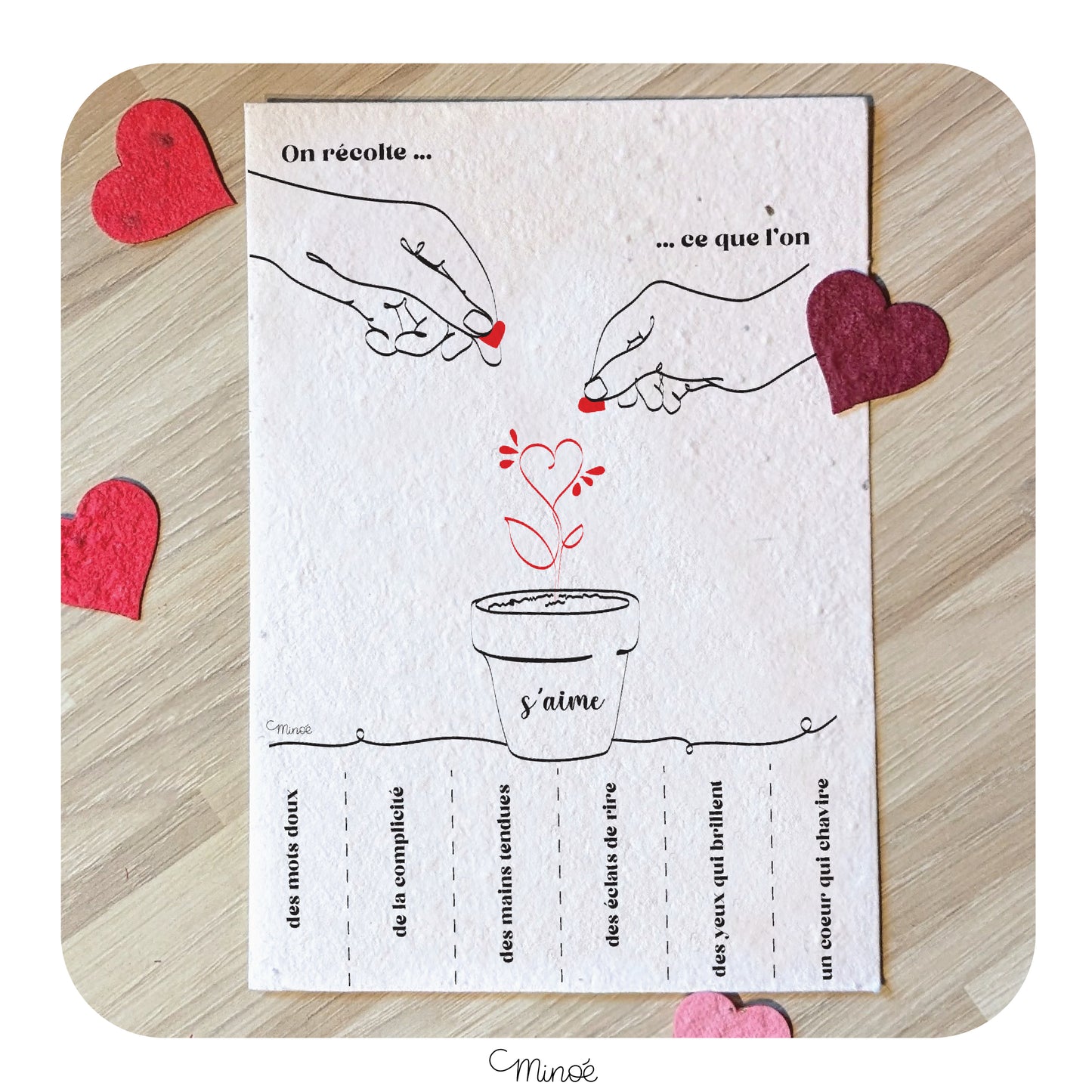 Carte à planter : On récolte ce que l'on s'aime