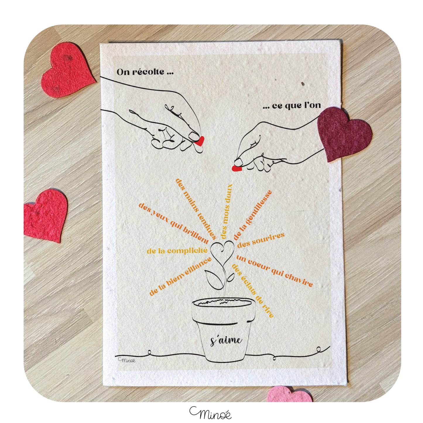 Carte à planter : On récolte ce que l'on s'aime