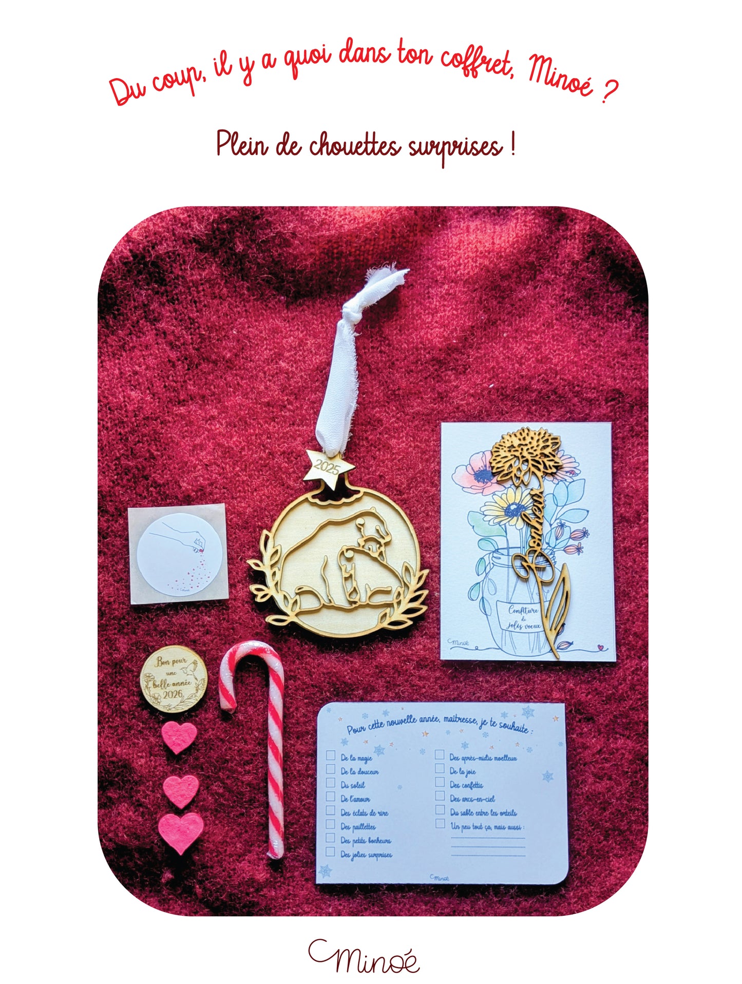 Le coffret gentil qui dit Merci, Joyeux Noël et Bonne Année !