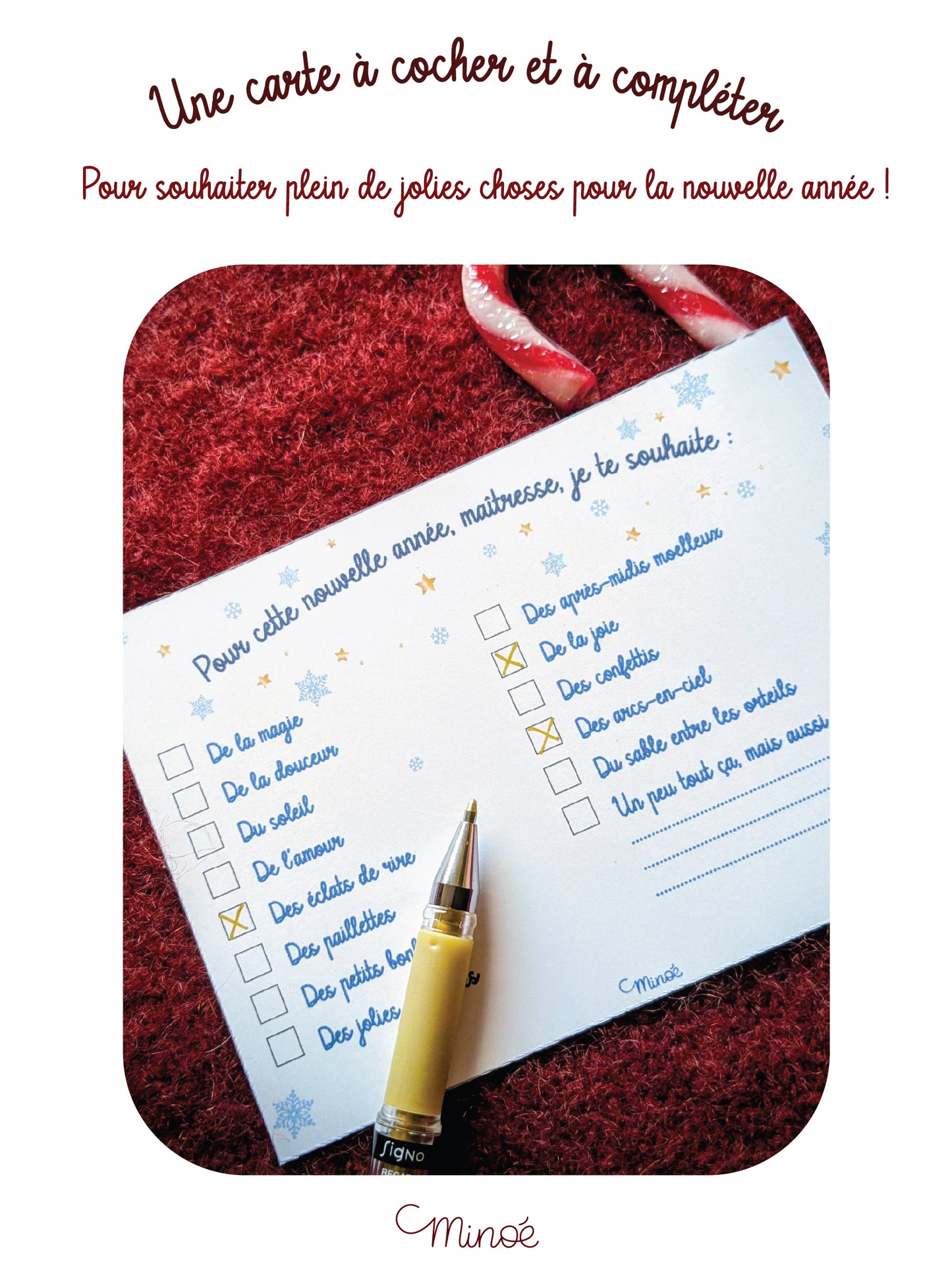 Le coffret gentil qui dit Merci, Joyeux Noël et Bonne Année !