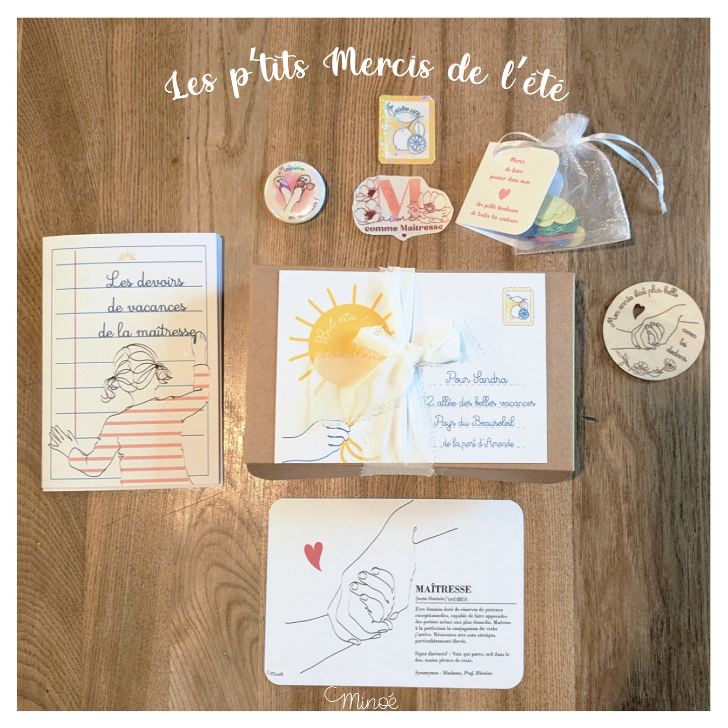 Le joli coffret qui dit merci avant l'été