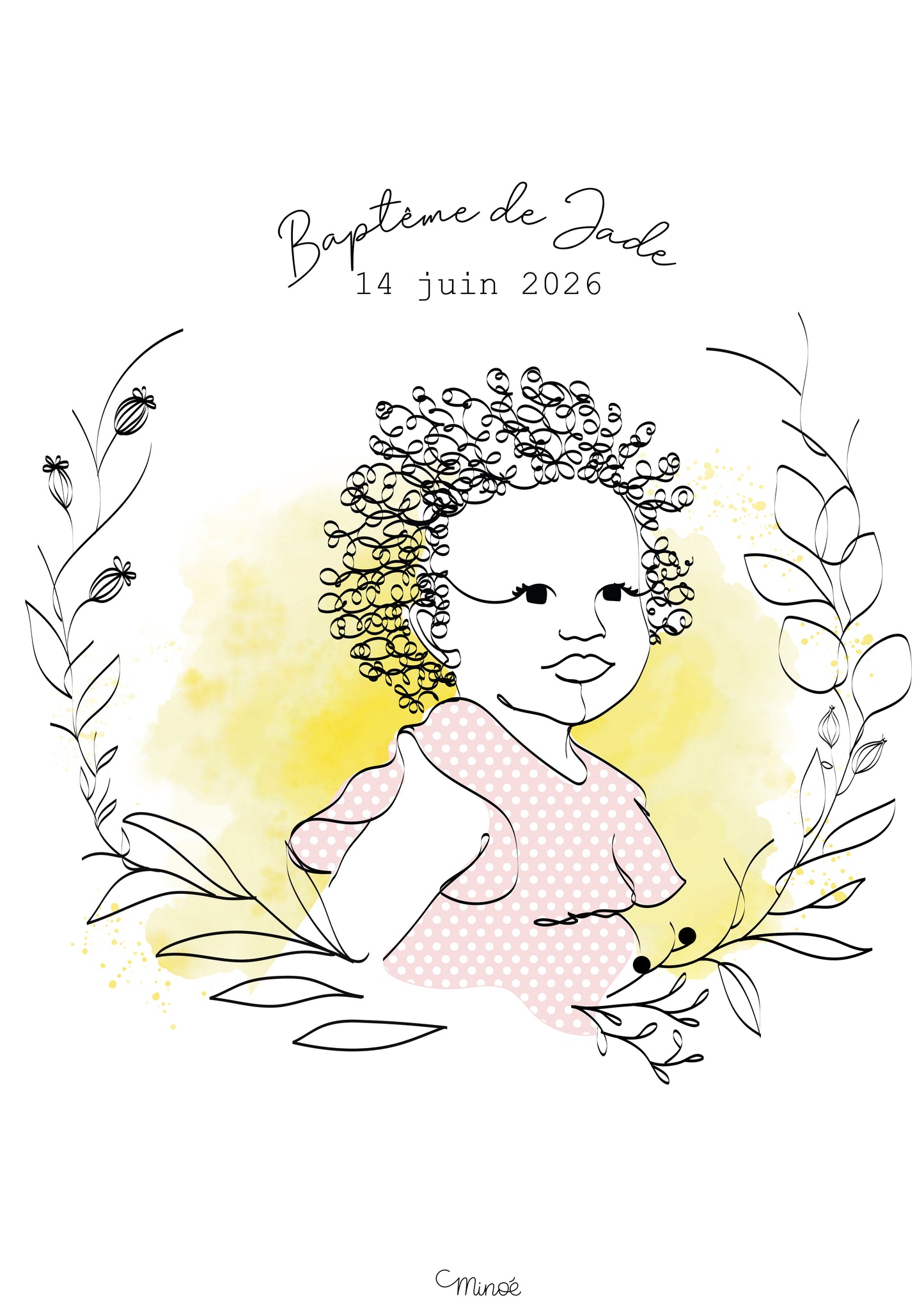 Support d'empreintes - couronne et enfant