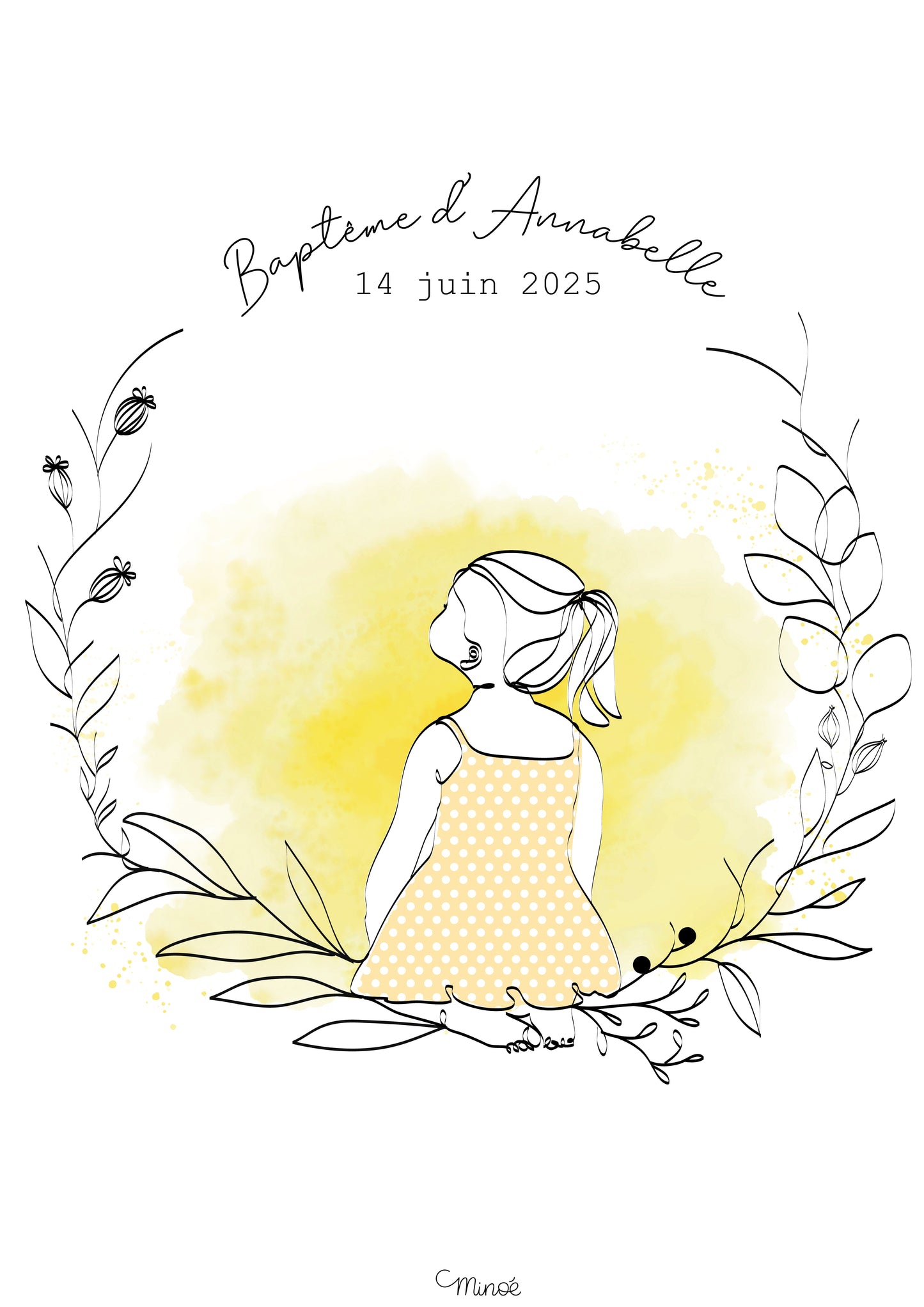 Support d'empreintes - couronne et enfant