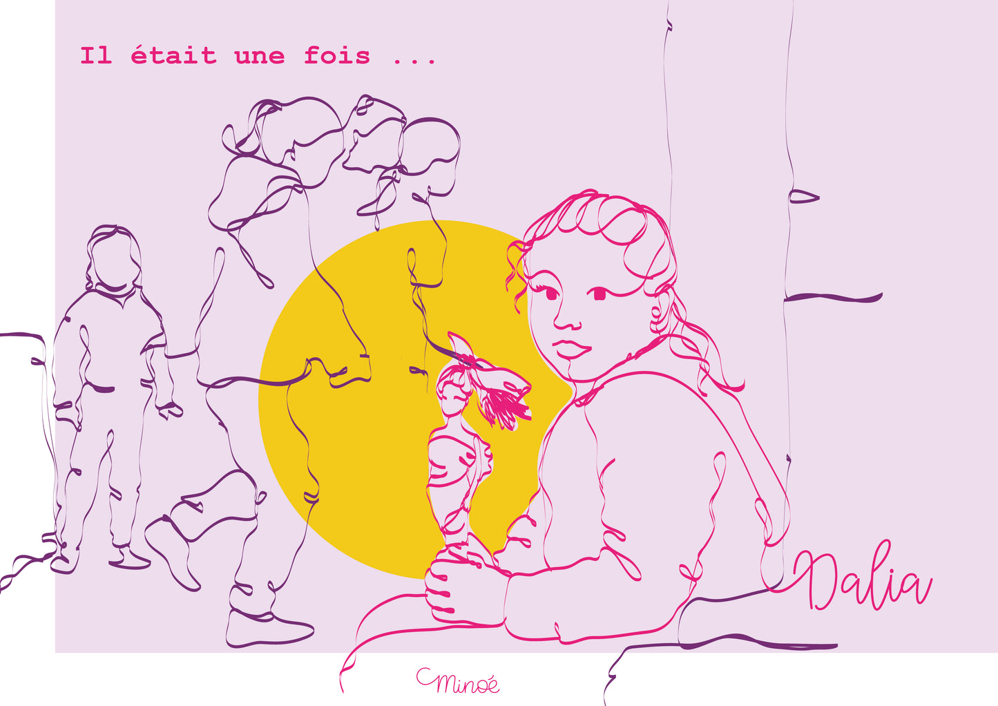 Portrait d'enfant en collaboration avec l'unicef : 3- Il était une fois Dalia