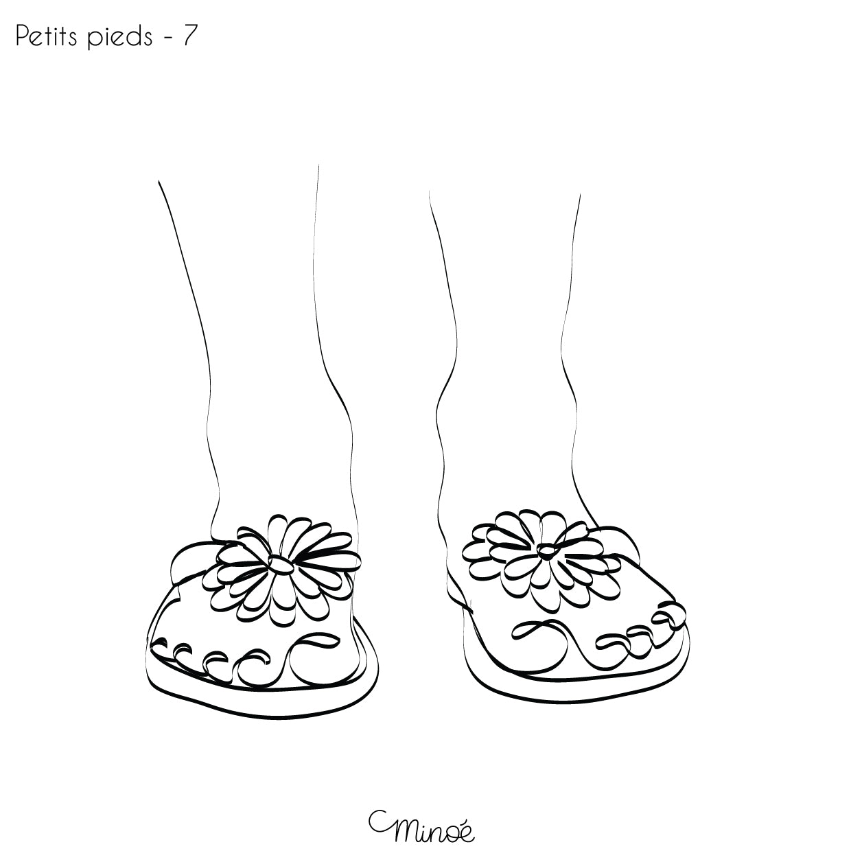 Chouette maman et petits pieds : illustration et bagagerie