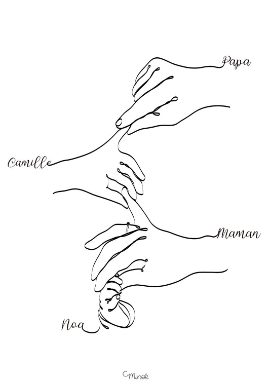 Une guirlande de mains