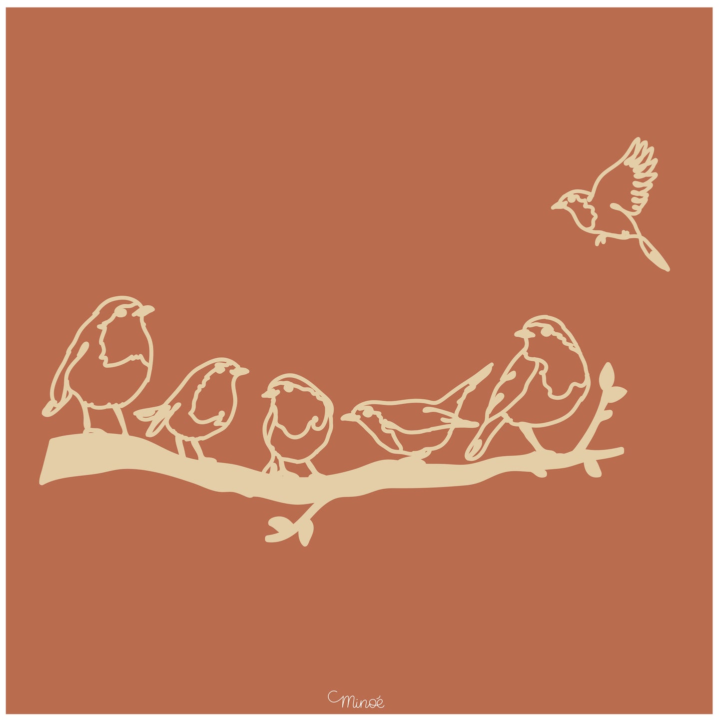 La jolie tribu de Maman rouge-gorge