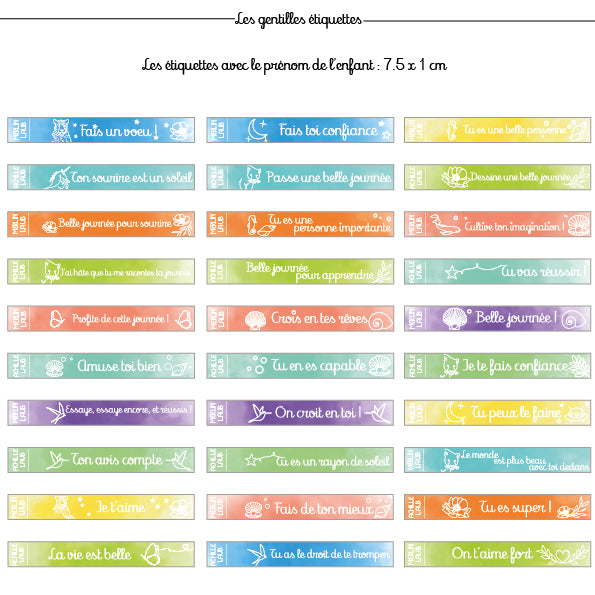 Capsule rentrée 2024 : Les gentilles étiquettes