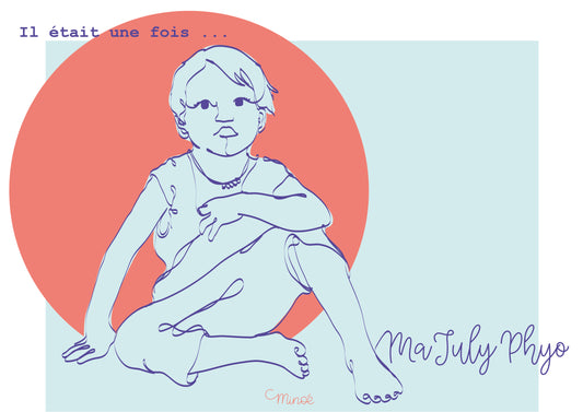 Portrait d'enfant en collaboration avec l'unicef :  Il était une fois Ma July Phyo