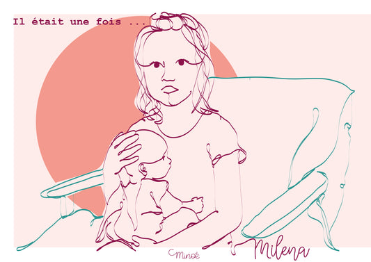 Portrait d'enfant en collaboration avec l'unicef : 4- Il était une fois Milena