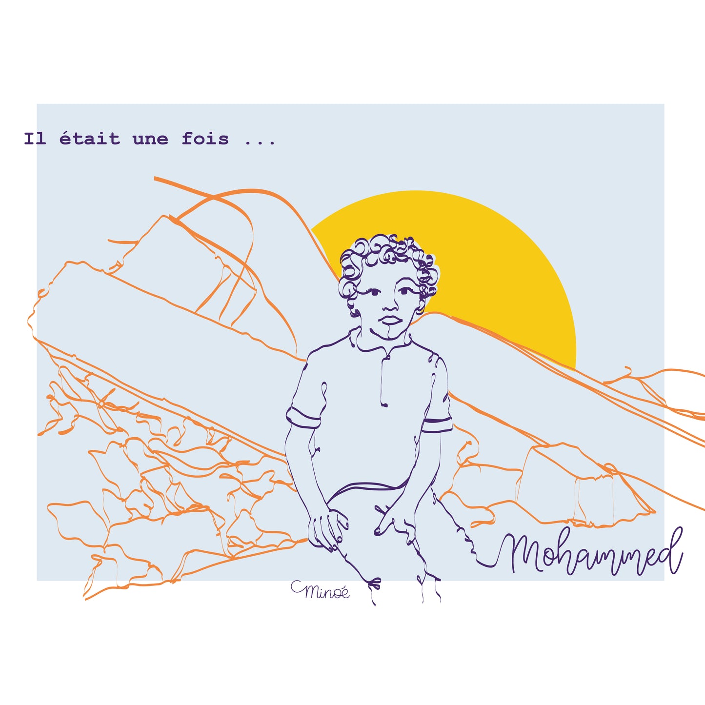 Portrait d'enfant en collaboration avec l'unicef : 2- Il était une fois Mohammed