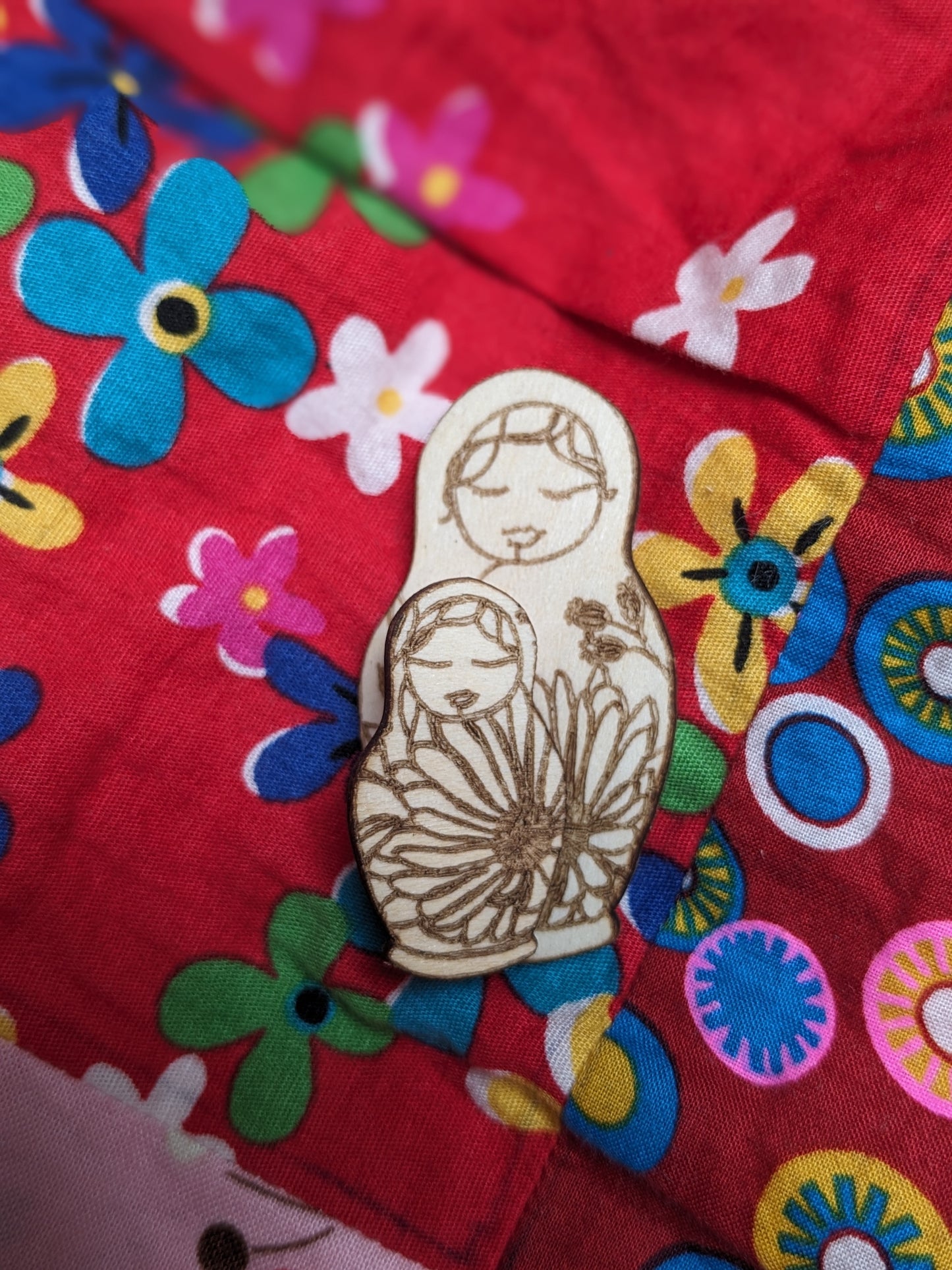 Broche maman enfant : notre joli duo fleuri