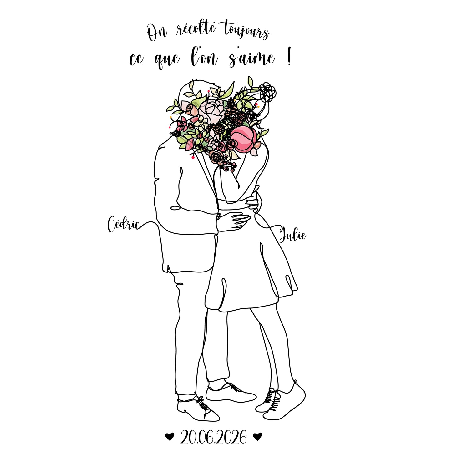 Faites fleurir votre amour : des petits sachets de graines pour vos invités