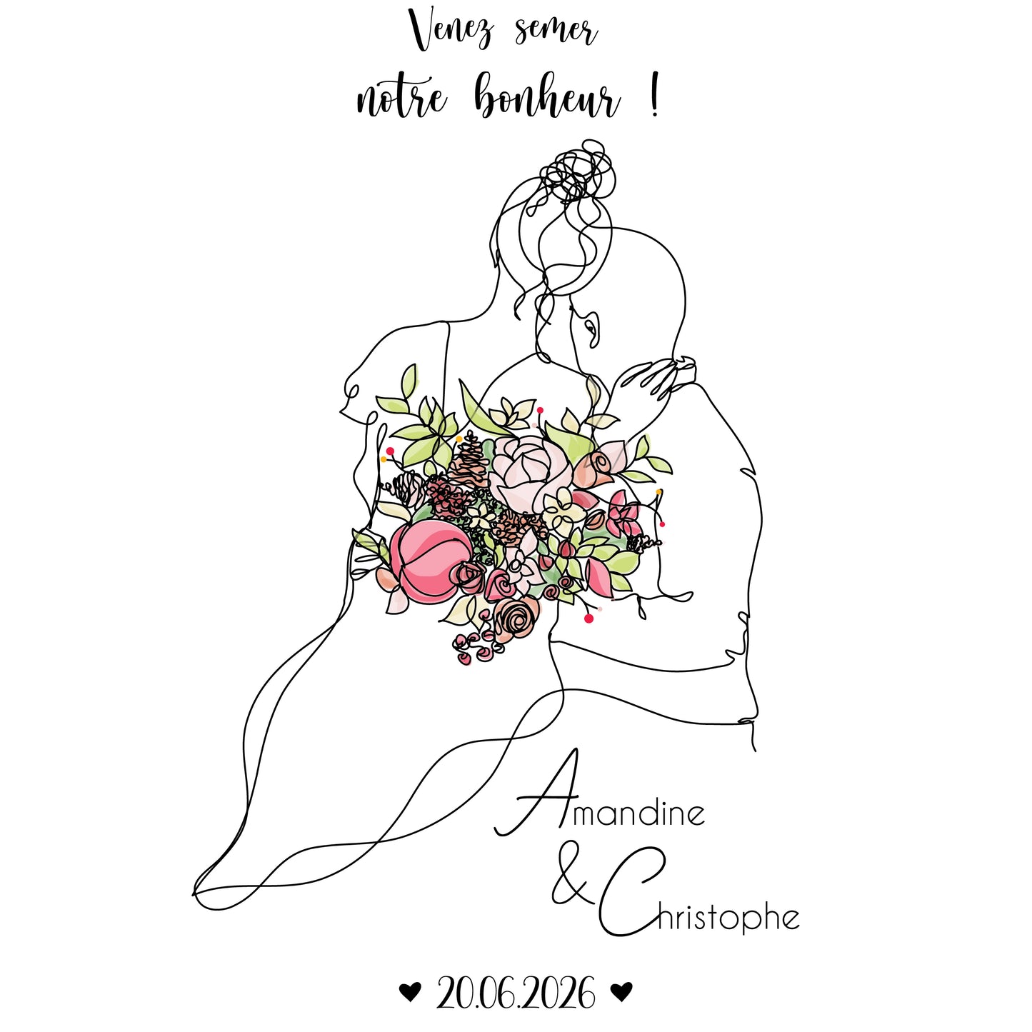 Faites fleurir votre amour : des petits sachets de graines pour vos invités