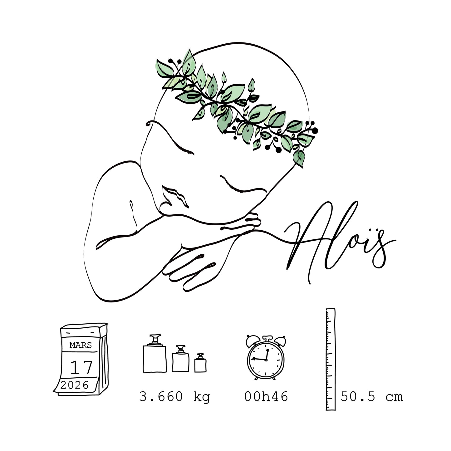Faites fleurir la plus jolie des nouvelles : faire part sachet de graines à planter