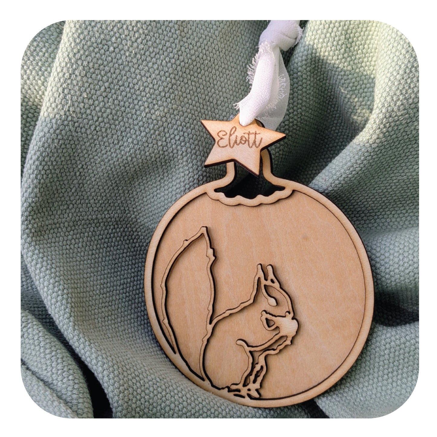 Suspension de Noël : les animaux de la forêt - modèle 1