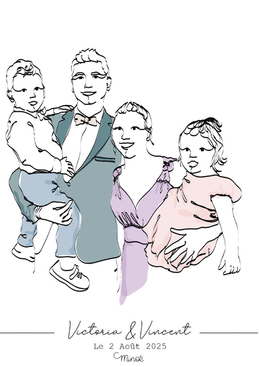 Les portraits supplémentaires du bar à portraits de Minoé