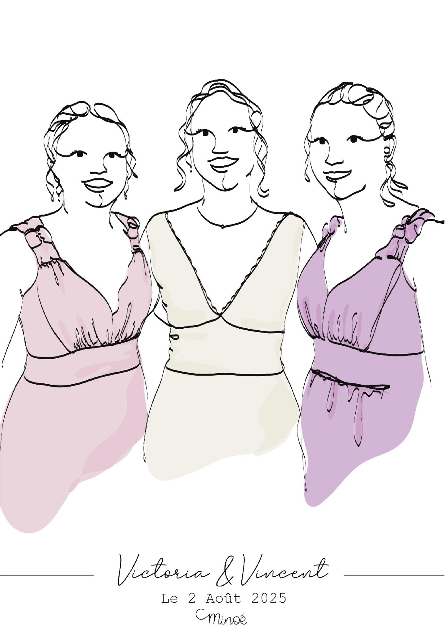 Les portraits supplémentaires du bar à portraits de Minoé