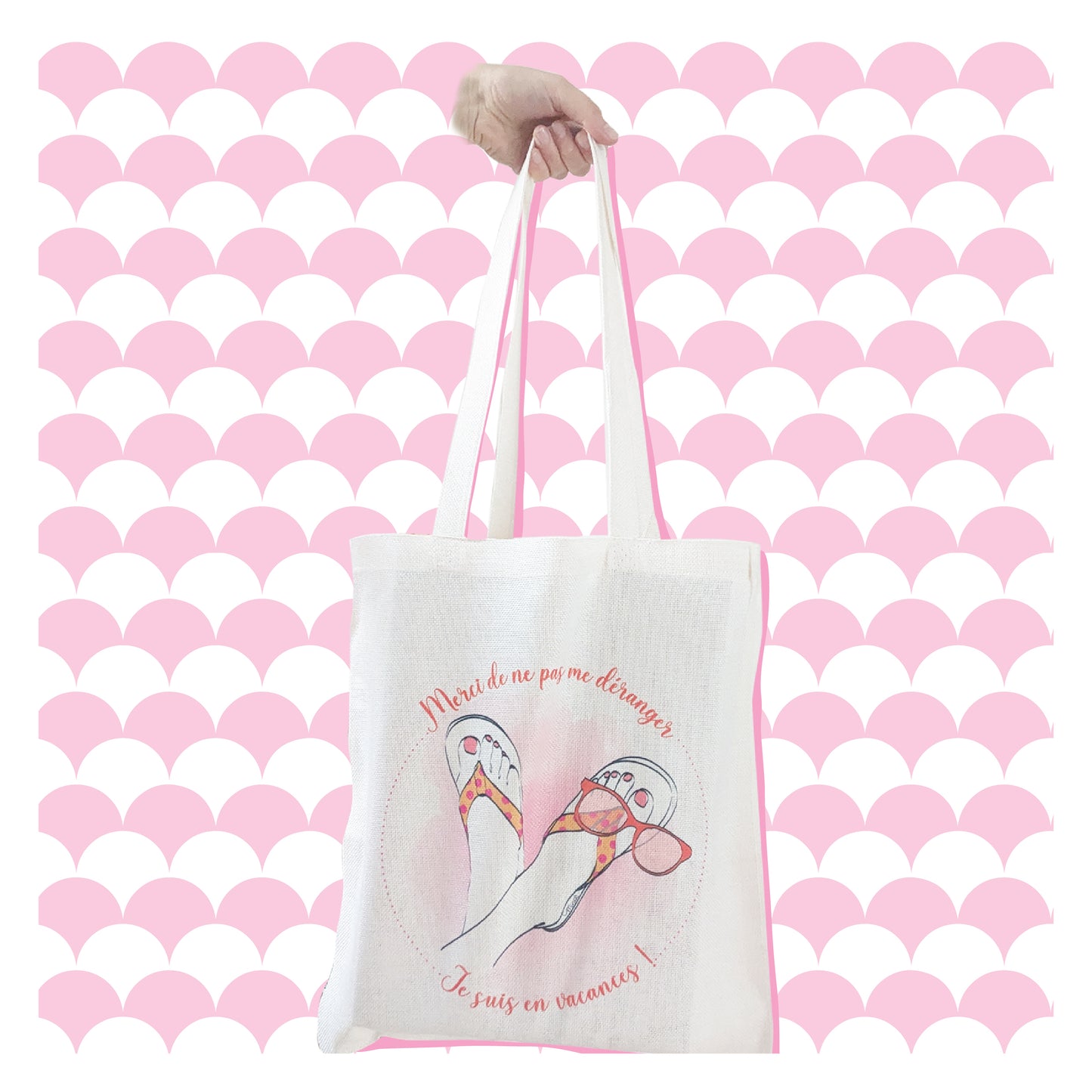 Tote bag " Merci de ne pas déranger "