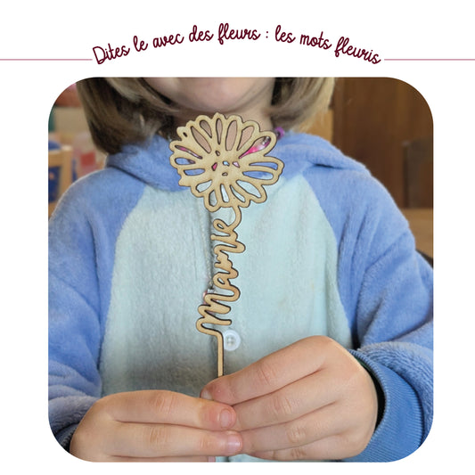 Dites le avec des fleurs : les mots fleuris