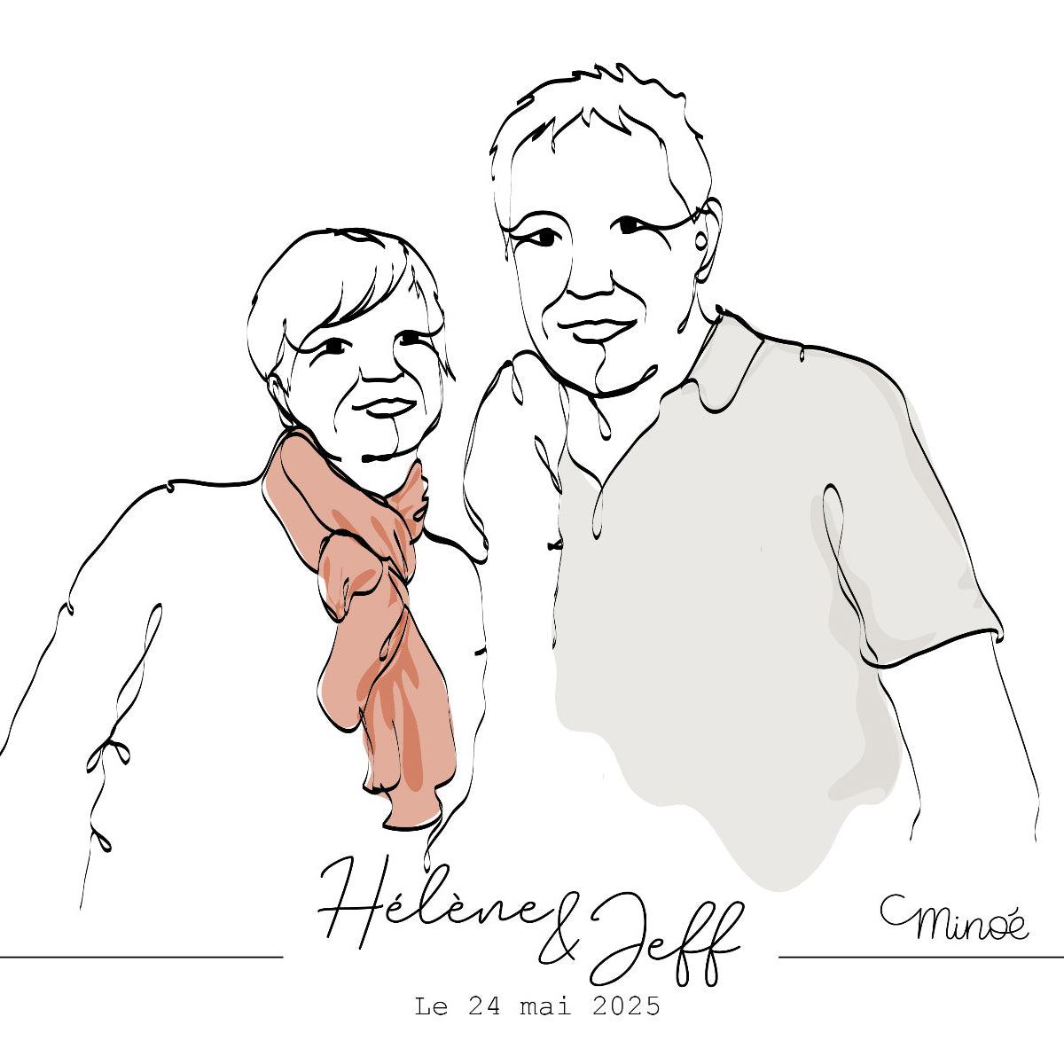 Le bar à portraits de Minoé