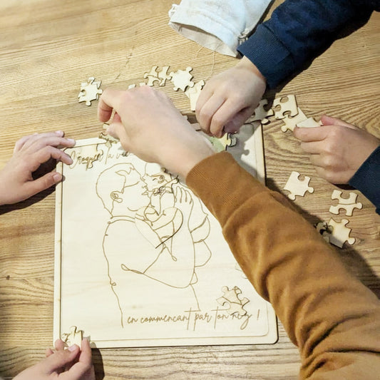 Puzzle illustré à partir d'une de vos photos