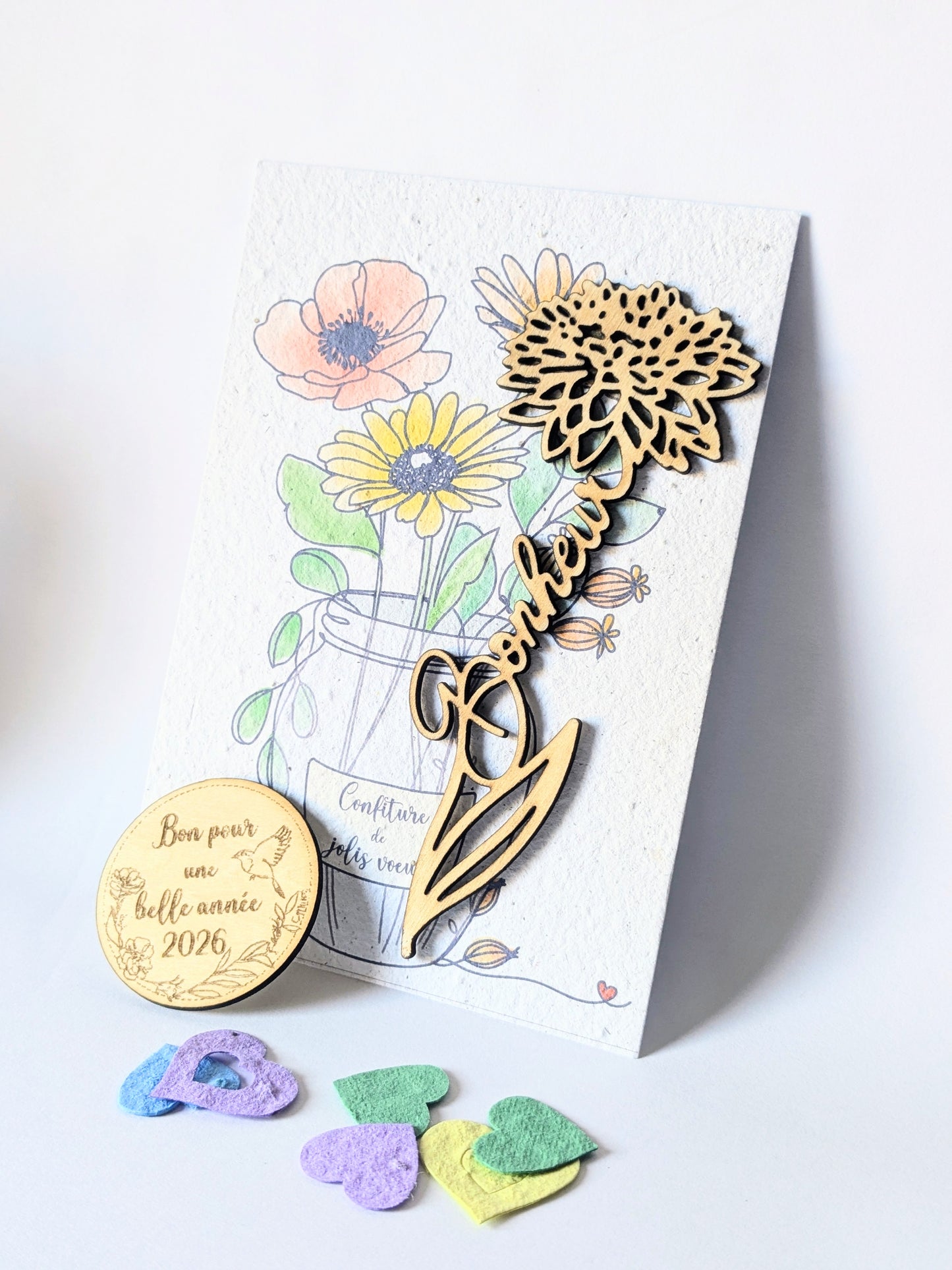 Carte de voeux à planter