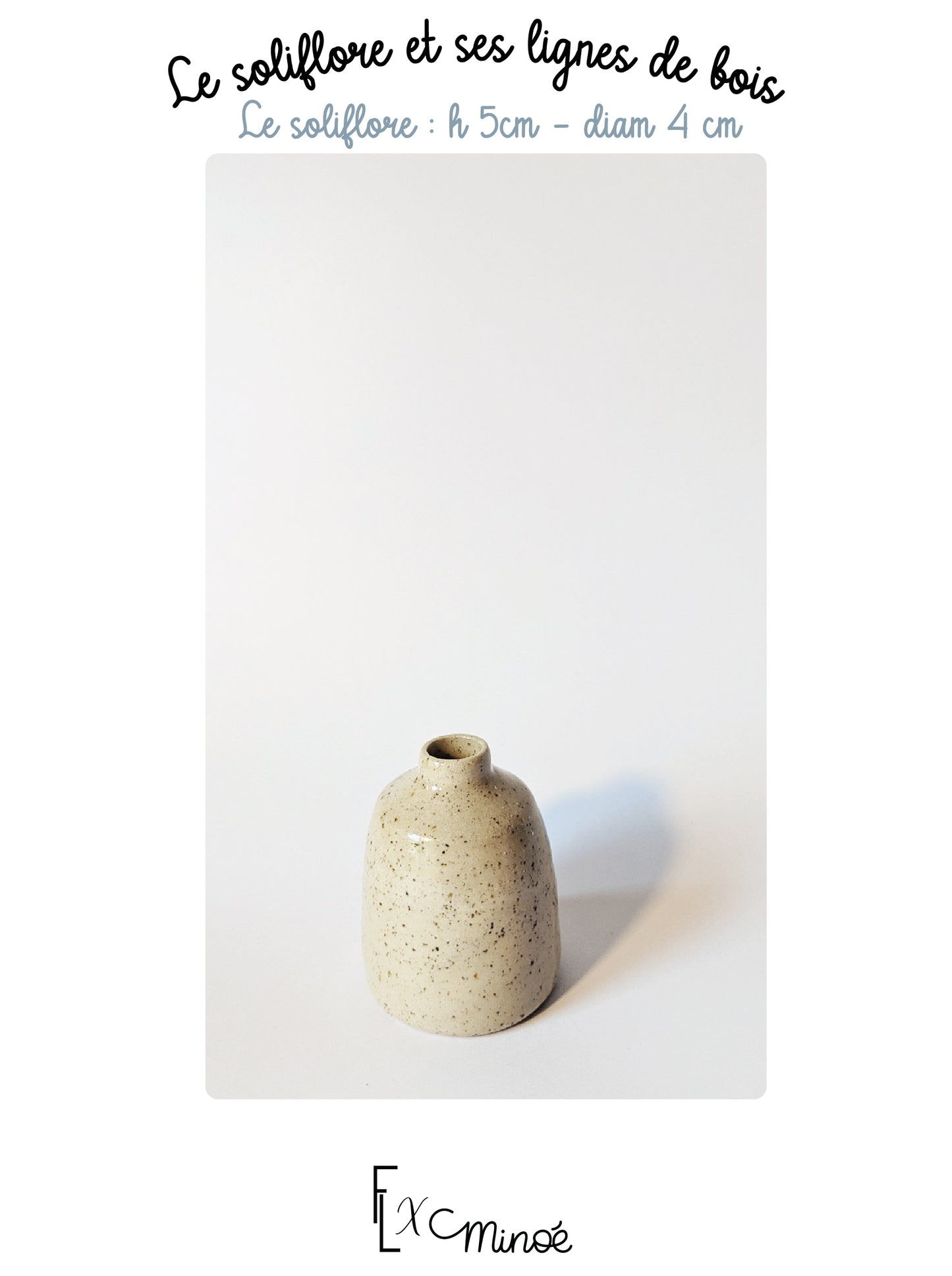 Collab Flor de Sel X Minoé : Soliflore et fleurs de bois